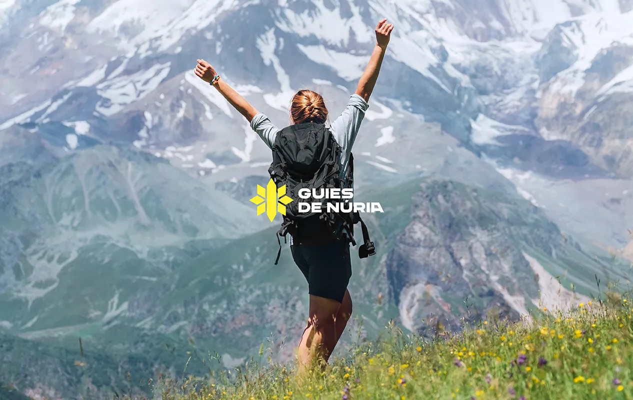 Corporate image of the Guies de Núria project, carried out by Val-Or branding agency