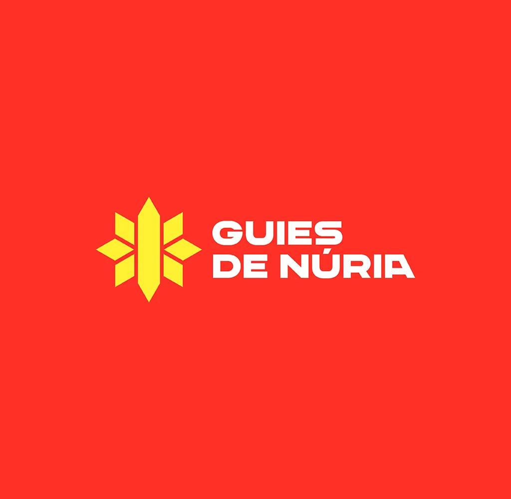 Corporate image of the Guies de Núria project, carried out by Val-Or branding agency