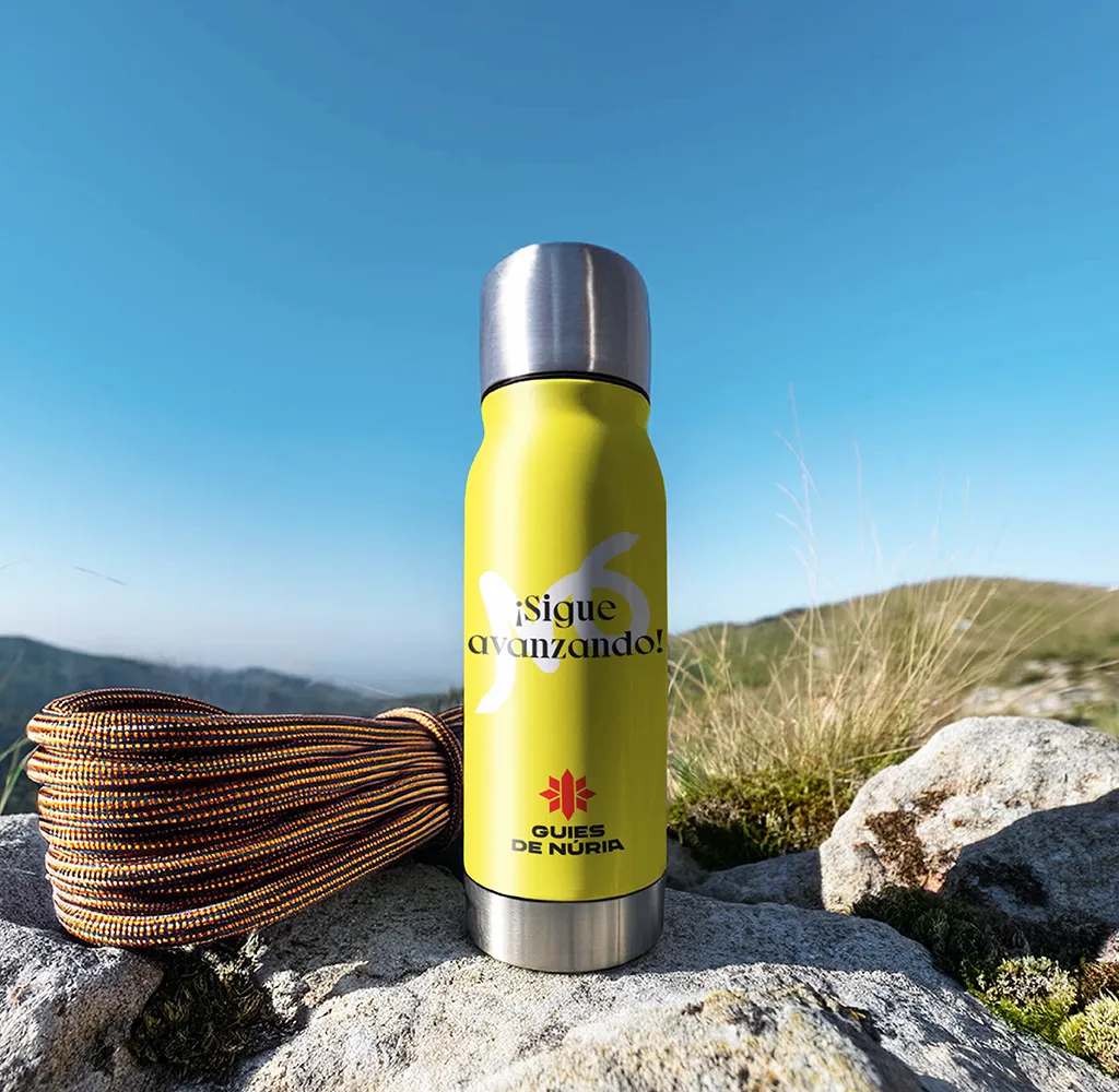 Corporate image of the Guies de Núria project, carried out by Val-Or branding agency