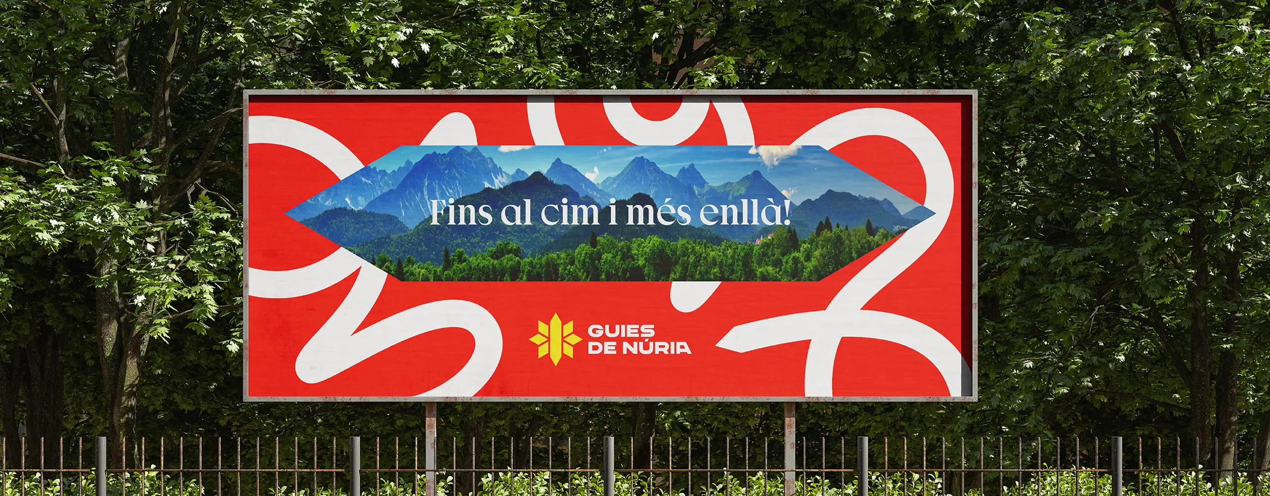 Corporate image of the Guies de Núria project, carried out by Val-Or branding agency