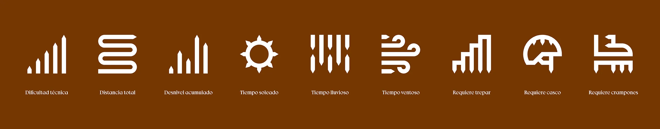 Corporate image of the Guies de Núria project, carried out by Val-Or branding agency